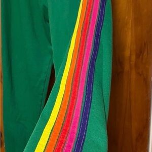 Aviator Nation Kelly Green Multicolor 5Stripe